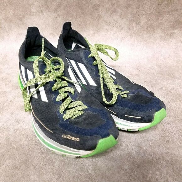 Adidas Womens Adizero F50 G42281 Size 9 Black Green Running Shoes - Picture 10 of 10